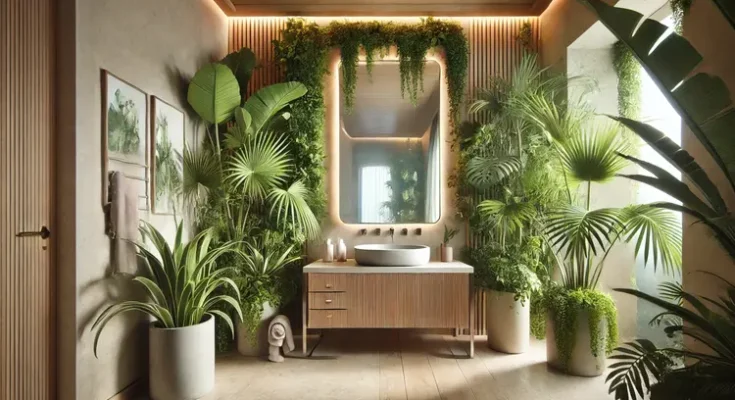 Biophilic Design Bathroom Sink