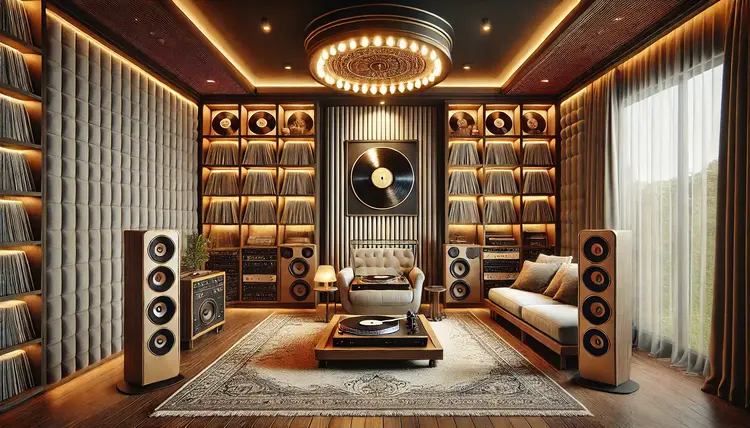 Home Vinyl Sound Room Designs