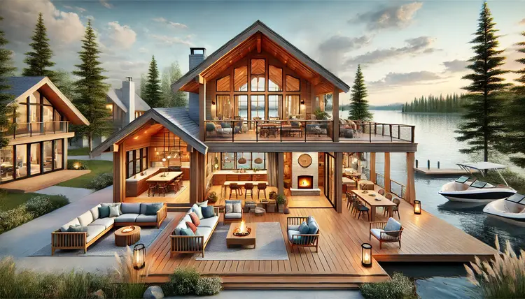 Lake House Home Design