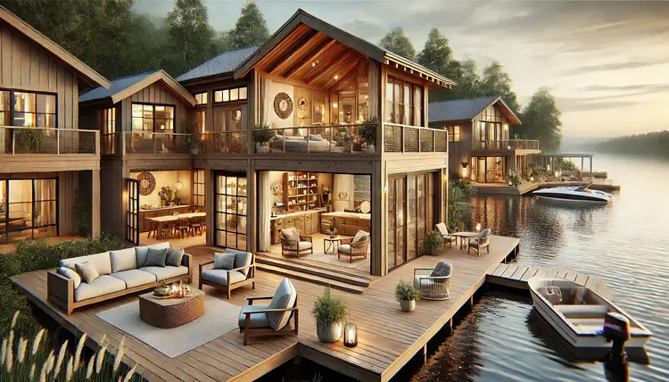 Lake House Home Design