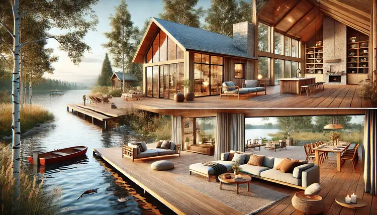 Lake House Home Design