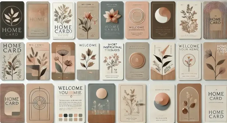 Home Card Designs